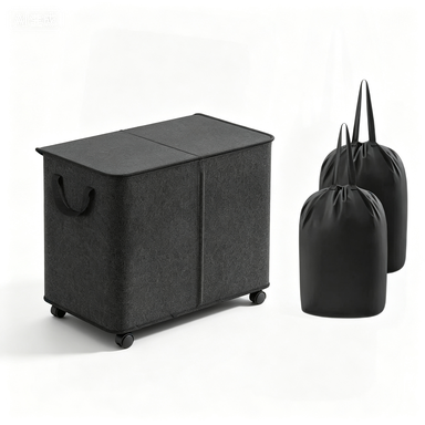Large Laundry Hamper Basket with Removable inner Bags