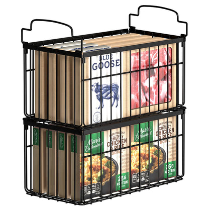Stackable Wire Storage Baskets