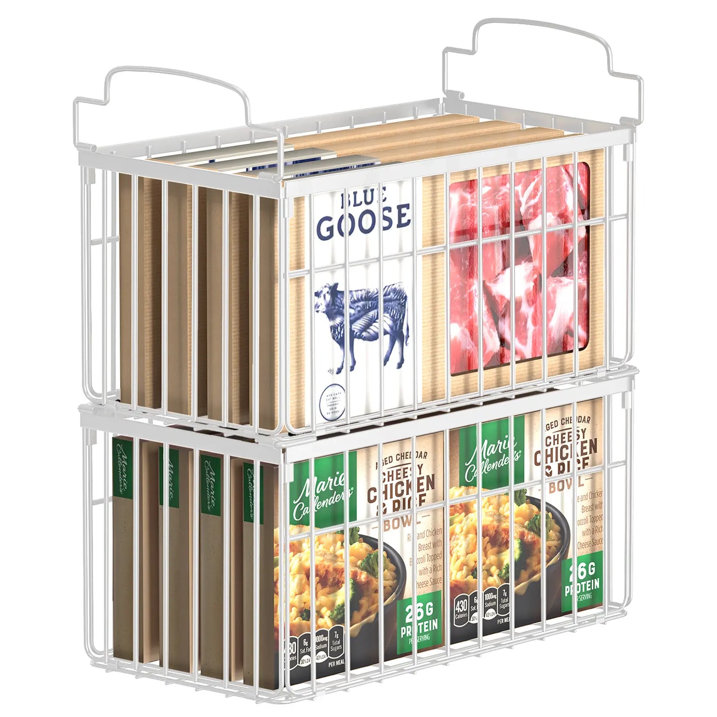 Stackable Wire Storage Baskets