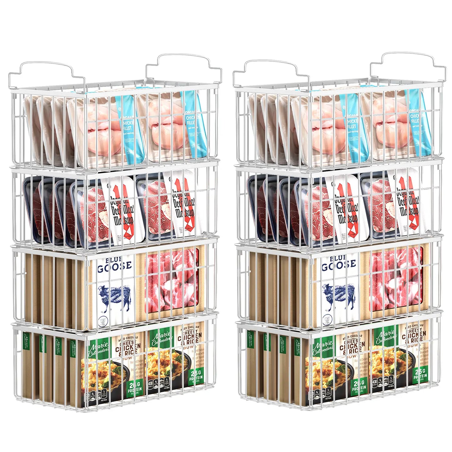 Stackable Wire Storage Baskets