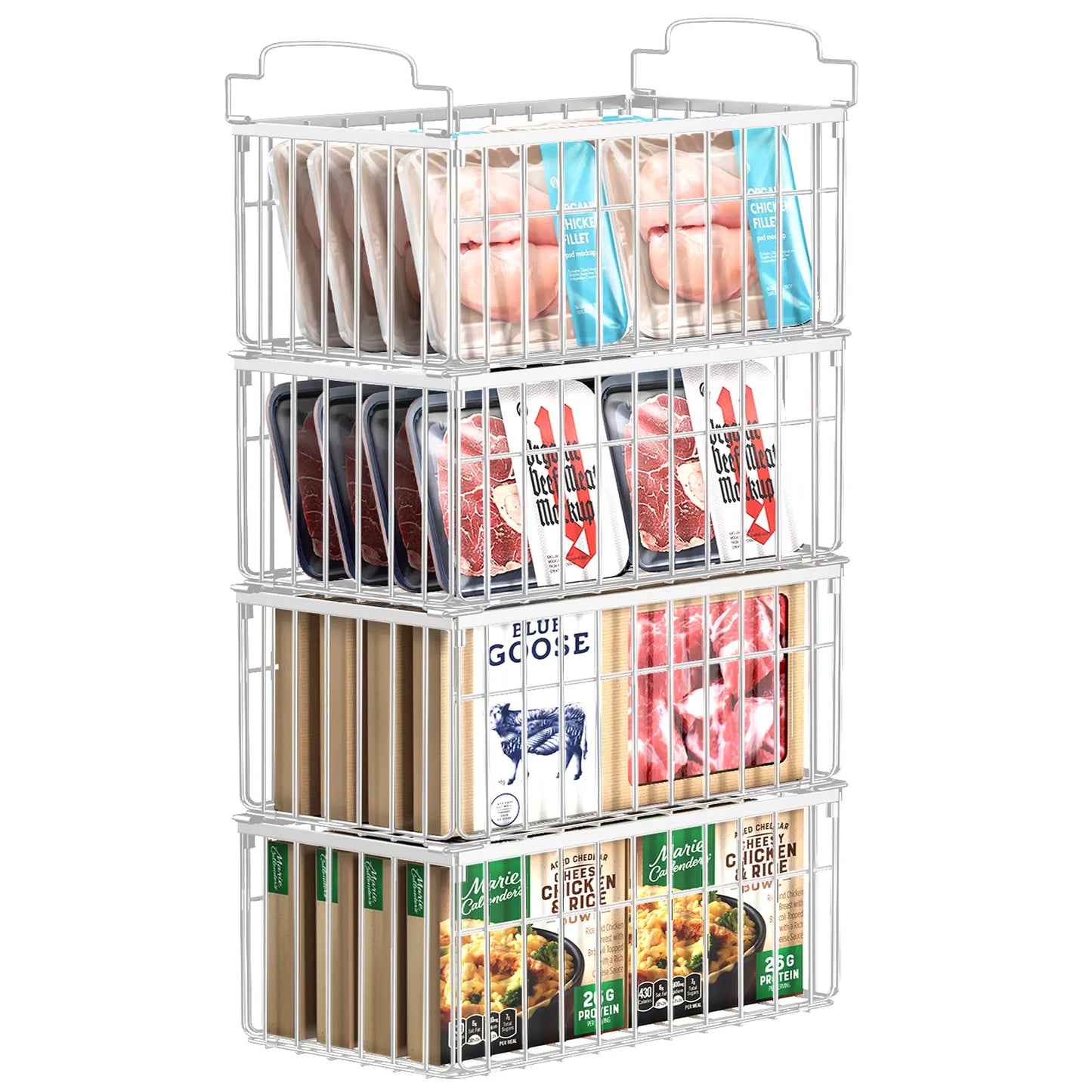 Stackable Wire Storage Baskets