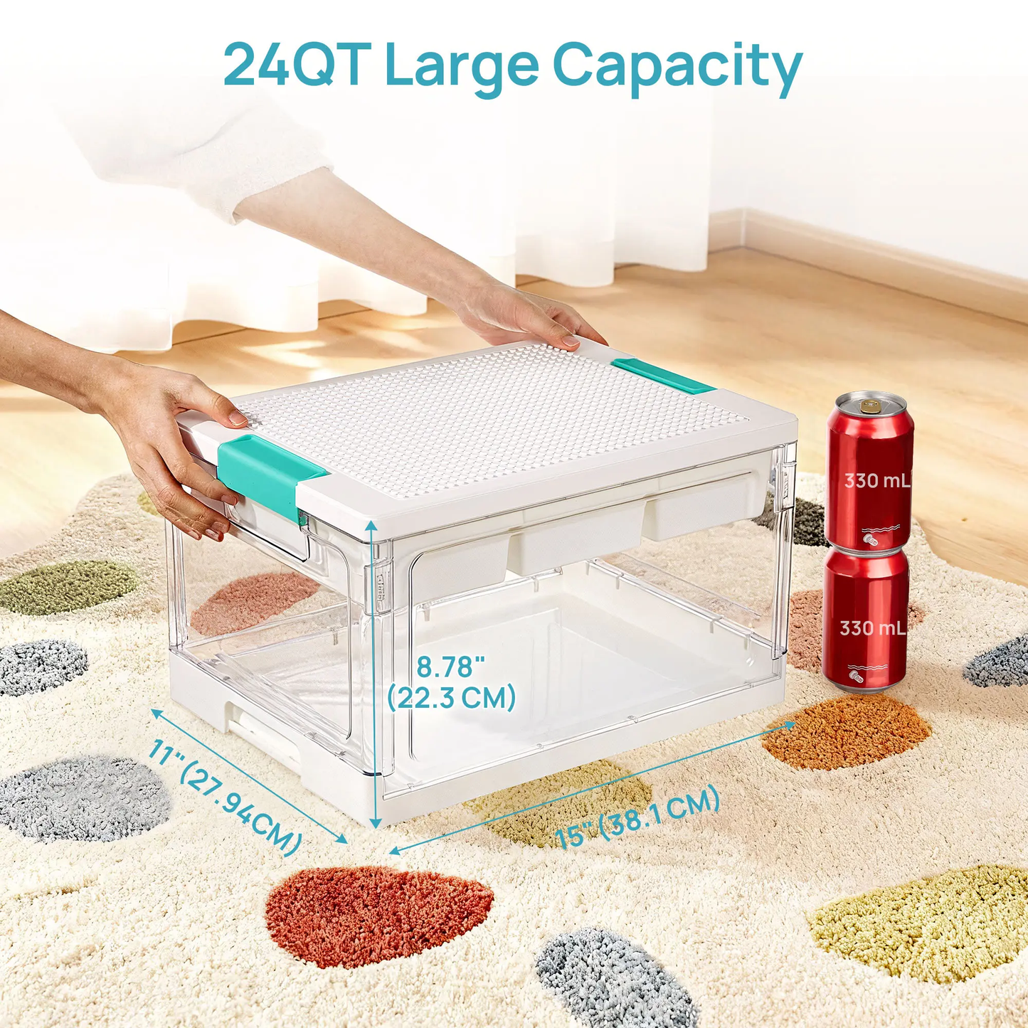 Clear Plastic Craft Organizers and Storage Box