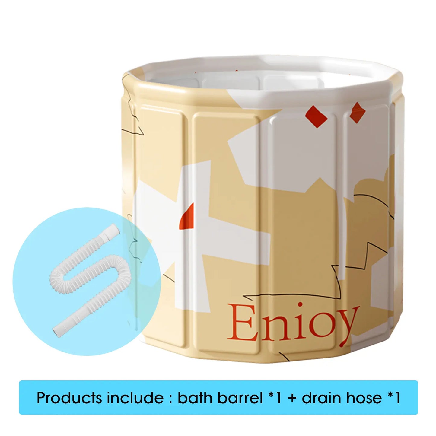 Foldable Bath Tub for Cozy Night Baths