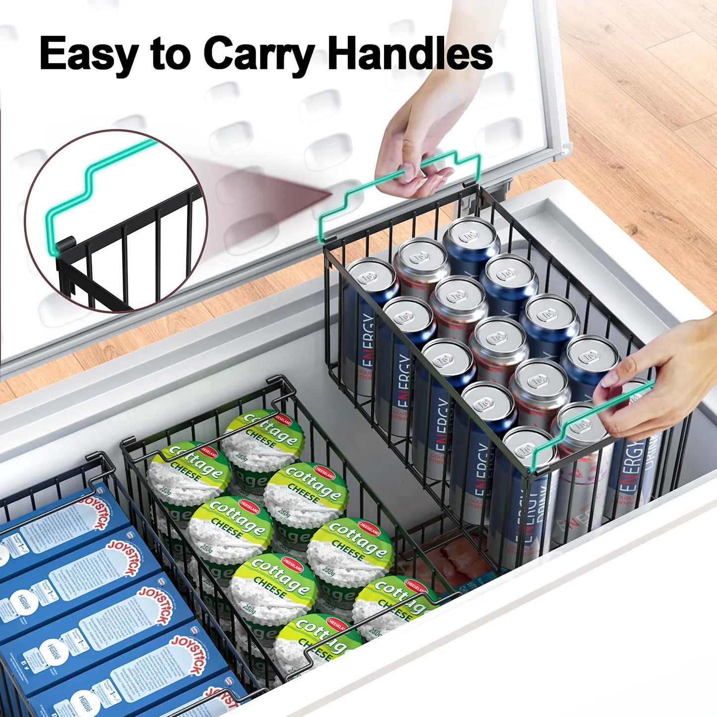 Stackable Wire Storage Baskets