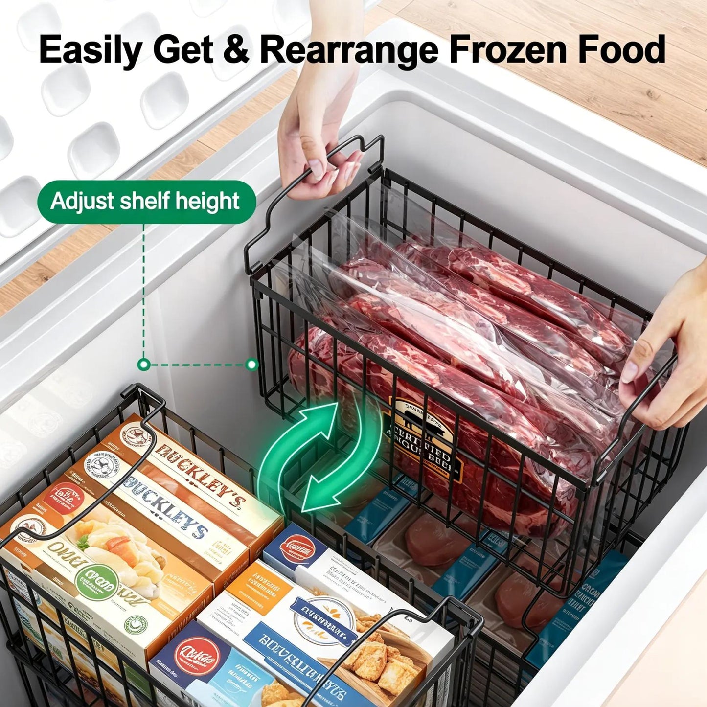 Stackable Wire Storage Baskets