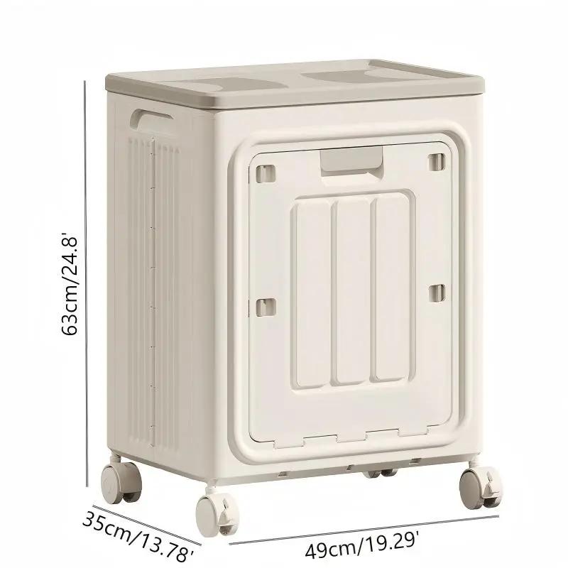 Laundry Basket with Wheels