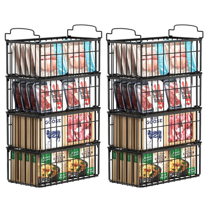 Stackable Wire Storage Baskets