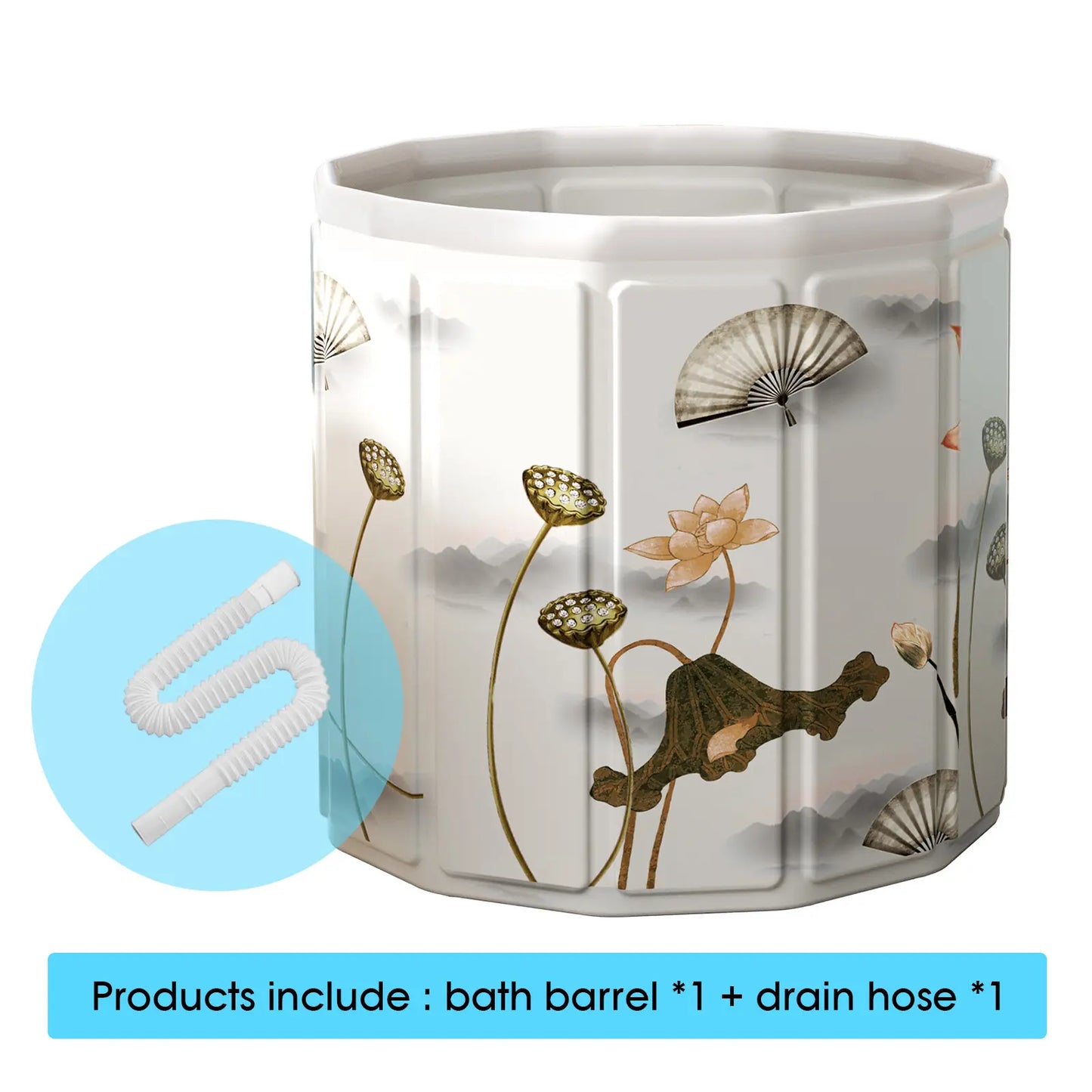 Foldable Bath Tub for Cozy Night Baths