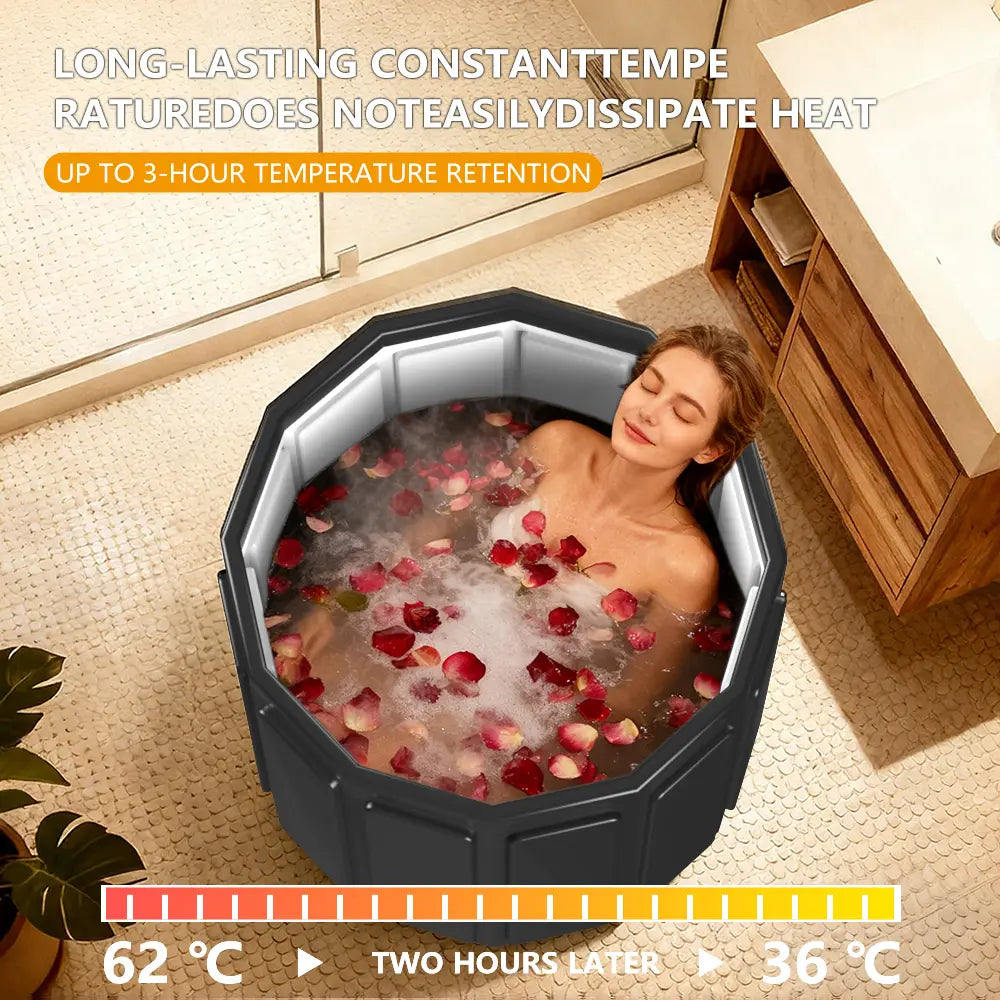 Foldable Bath Tub for Cozy Night Baths