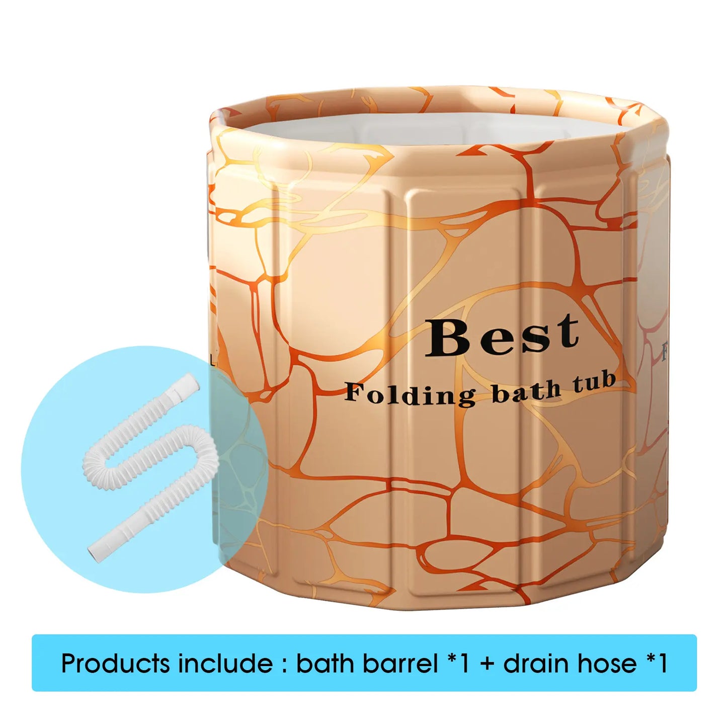 Foldable Bath Tub for Cozy Night Baths