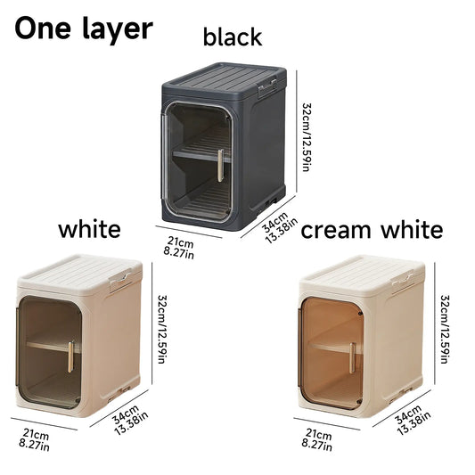 4-Tier Tall Narrow Storage Cabinet