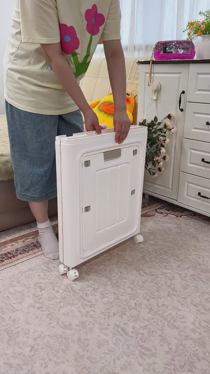 Laundry Basket with Wheels